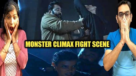 Monster Movie Climax Fight Scene Reaction Mohanlal Vysakh Uday