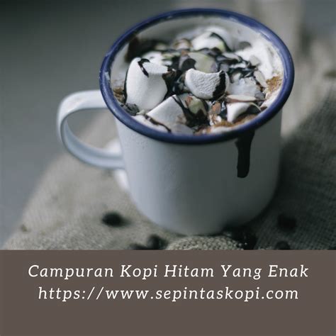 Cara Bikin Kopi Hitam Yang Enak