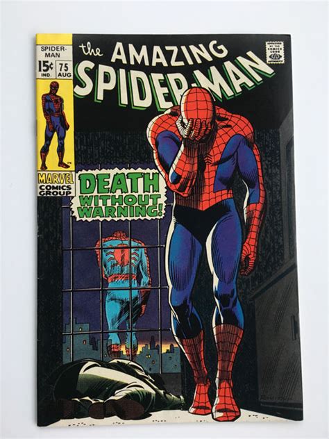 Marvel Comics The Amazing Spider Man 75 Signed By John Romita Sr