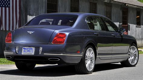 Download Car Sedan Full Size Car Vehicle Bentley Continental Flying Spur Speed Hd Wallpaper