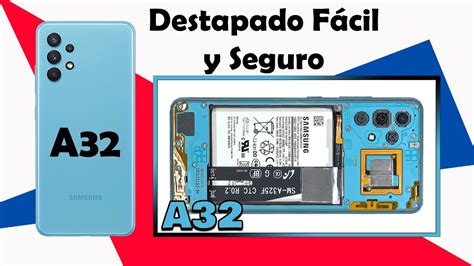 como destapar Samsung a32 SM A325M Forma correcta y fácil para no