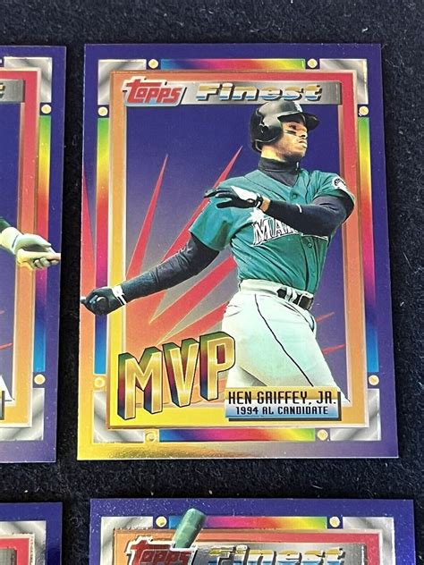 Topps Traded Finest Insert Complete Set Maddux Griffey Thomas