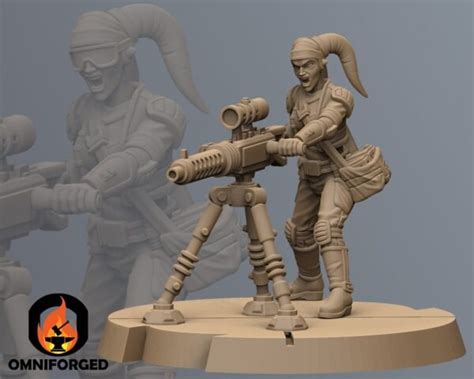 Female Freedom Fighter Medium Blaster Omniforged