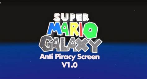 Super Mario Galaxy Anti Piracy Screen By Jakerupevr On Deviantart