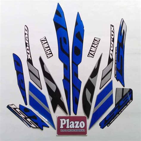 Sticker Striping Lis Body Yamaha Aerox Vva Biru Lazada Indonesia