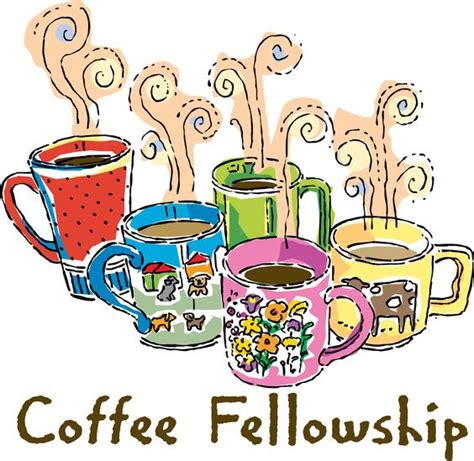 Drinking Coffee With Friends Clipart