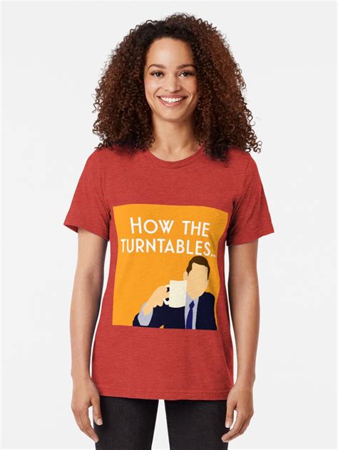 "Michael Scott: How the Turntables... (meme, orange)" T-shirt by Lezzo1 ...