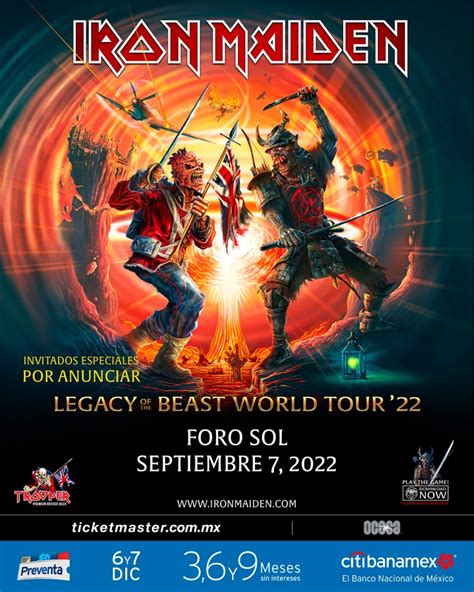 Este Es El Posible Setlist De Iron Maiden Para Su Concierto En La Cdmx