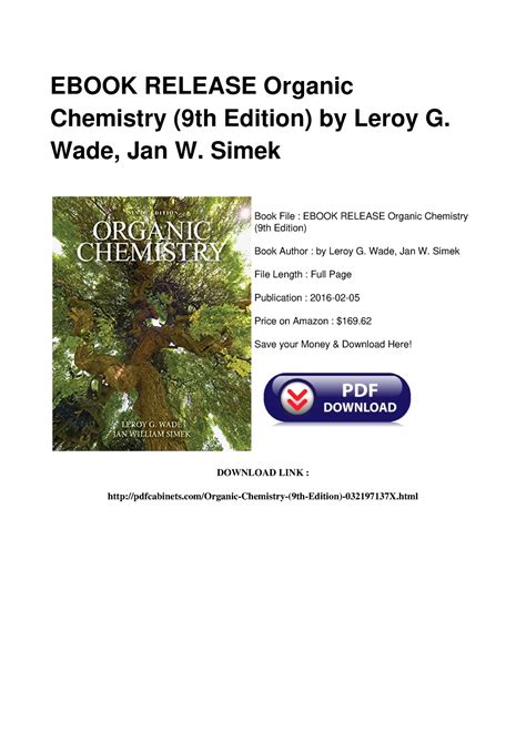 Organic Chemistry Vut Notes Ebook Release Organic Chemistry 9th