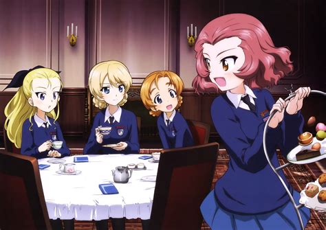 Darjeeling Orange Pekoe Rosehip And Assam Girls Und Panzer Drawn