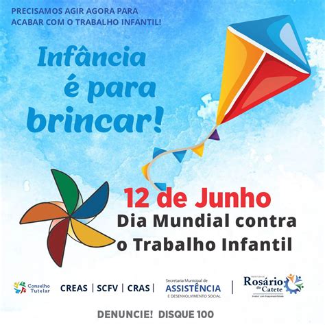 Dia Mundial Contra O Trabalho Infantil Prefeitura Municipal De