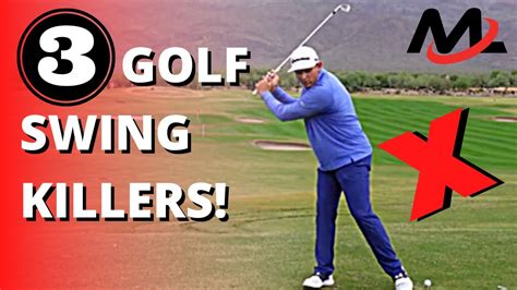 3 Golf Swing Killers That Will Ruin Your Game Milo Lines Golf Youtube