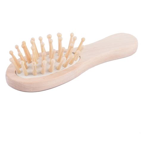 Mini Wooden Hair Vent Brush Brushes Hair Care And Beauty SPA Massager