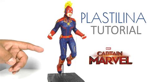 Como Hacer A La Capitana Marvel De Plastilina Arcilla Paso A Paso Mi