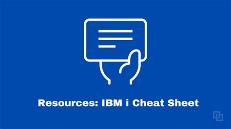 An Ibm I Cheat Sheet Ibm I As400 Rpg Recruiting Staffing