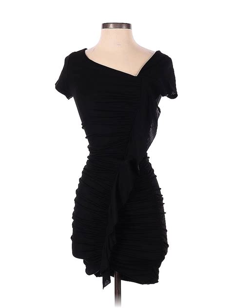 Bcbgmaxazria Solid Black Cocktail Dress Size Xs 87 Off Thredup