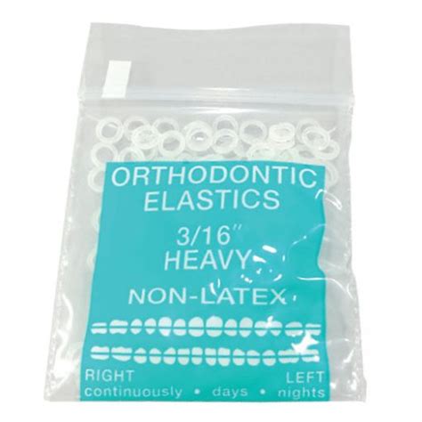 Latex Free Clear Intraoral Elastics Orthodontic Supply And Equipment