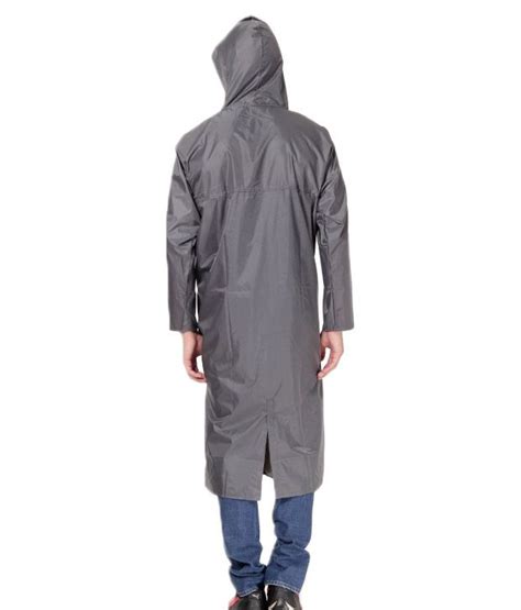 Monsuun Grey Solid Raincoat/Rainwear With Free Notebook Key Chain - Buy Monsuun Grey Solid ...