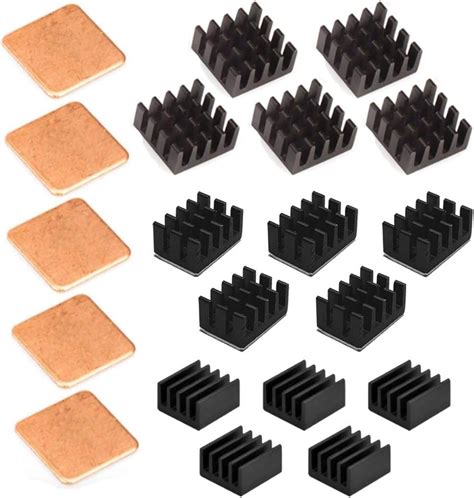 Easycargo Pcs Raspberry Pi Heatsink Kit Aluminum Copper M