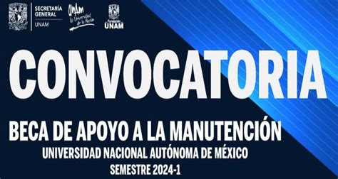 Convocatoria Beca De Apoyo A La Manutención 2024 1