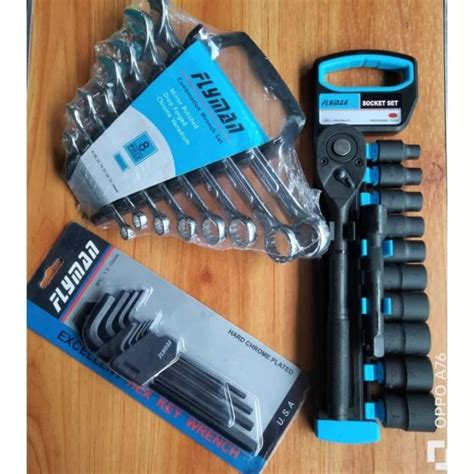 Package Tool Set Original Flyman Pcs Socket Set And Allen Set And