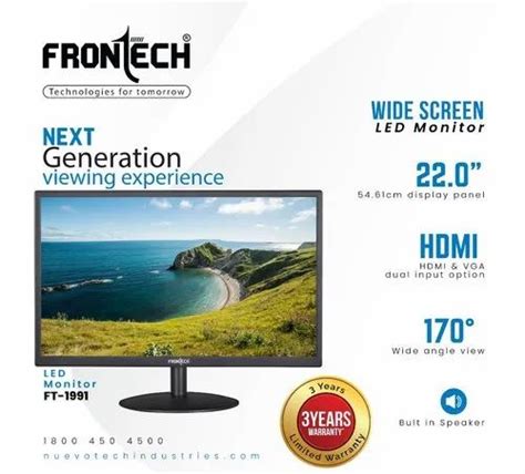 Frontech Ft Led Monitor Screen Size Inch At Rs In Dhule