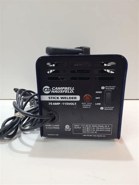 CAMPBELL HAUSFELD 70 WELDER STICK WELDER Like New Pawn 1