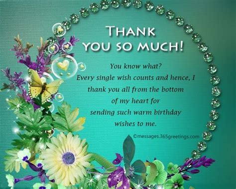 Thank You Happy Birthday Wishes Reply Awesome Quotes With Images