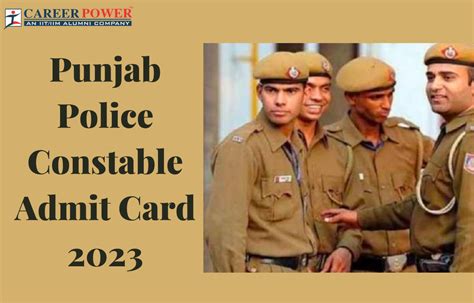 Punjab Police Constable Admit Card 2023 Out For PMT PST