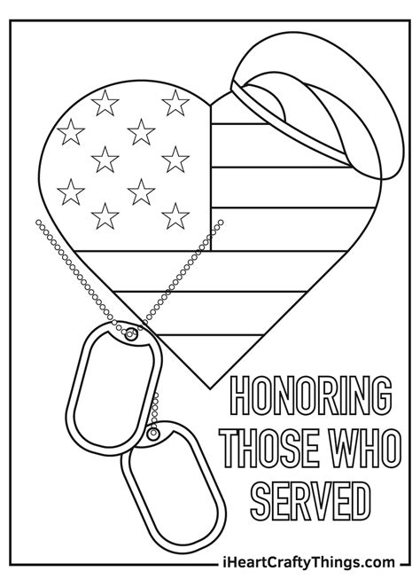 Veterans Day Printable Activity Sheets