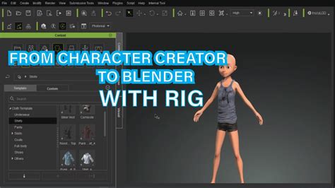 Export Model From Reallusion Character Creator To Iclone And Blender