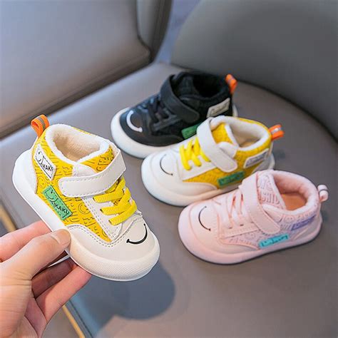 Zapatos deportivos de felpa para niña zapatillas de princesa para bebé