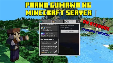 Paano Gumawa Ng Minecraft Server Sa Aternos Tutorial In Tagalog Youtube