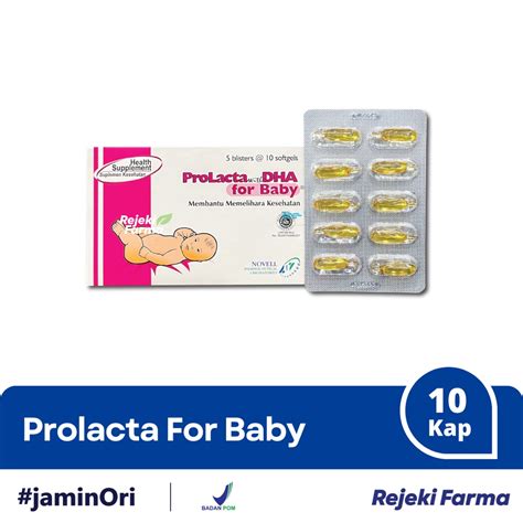 Jual Prolacta With Dha For Baby 1 Strip Isi 10 Kapsul Softgel Untuk