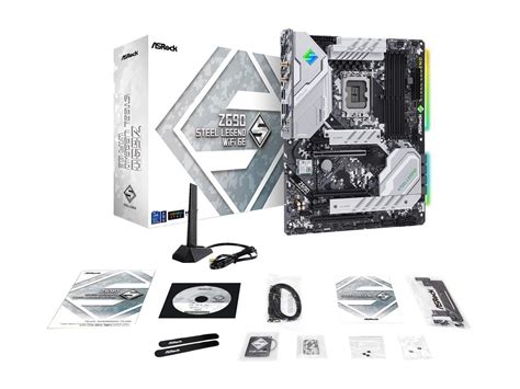 ASRock Z690 Steel Legend WiFi 6E LGA 1700 14th 13th 12th Gen DDR4 ATX