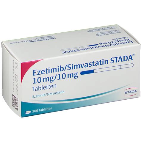 EZETIMIB Simvastatin STADA 10 Mg 10 Mg Tabletten 100 St Shop Apotheke