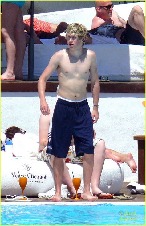 One Direction S Niall Horan Shirtless At The Pool Photo