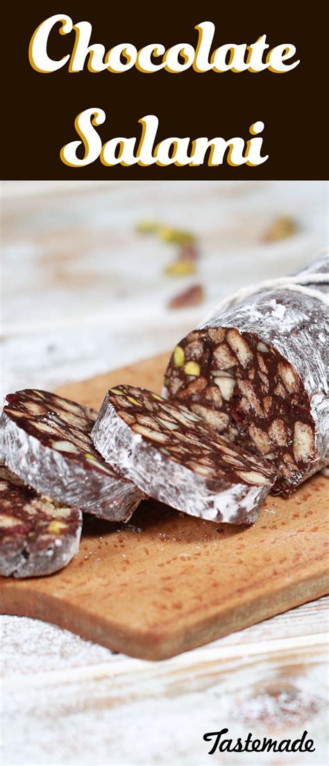 Chocolate Salami Recipe Recipe Chocolate Salami Recipe Salami