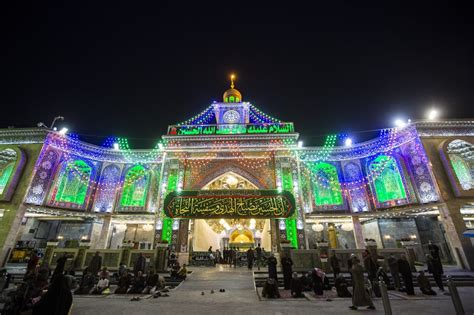 In Pictures Karbala Lights Up In Joy On Birth Anniversaries Of Imam