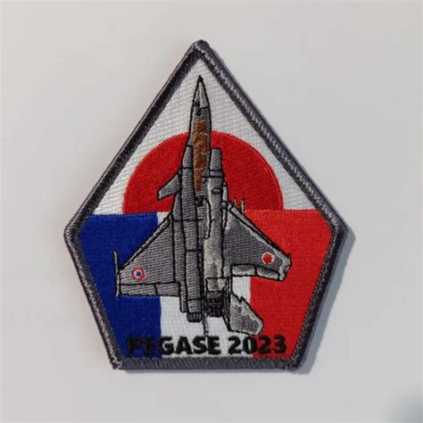 Patch Arm E De L Air Japonaise Mission P Gase Rafale F J Fond