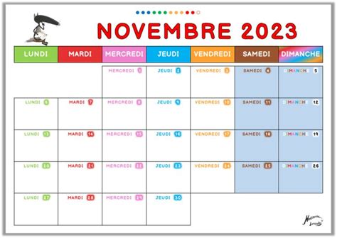 Calendriers Maternelle Ma Tresse Lunicole Calendrier