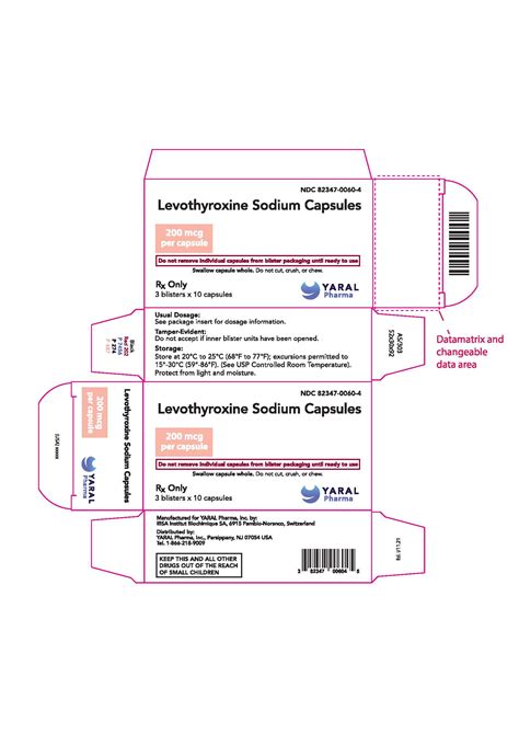 Levothyroxine Capsule FDA Prescribing Information Side Effects And Uses