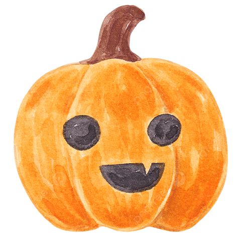 Dise O De Ilustraci N Acuarela De Halloween Jack O Lantern Vector Png