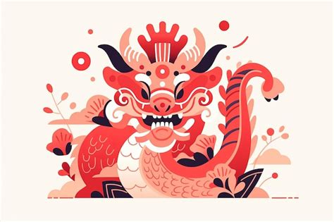 Premium Photo Chinese Dragon Abstract Illustration Chinese Year Of