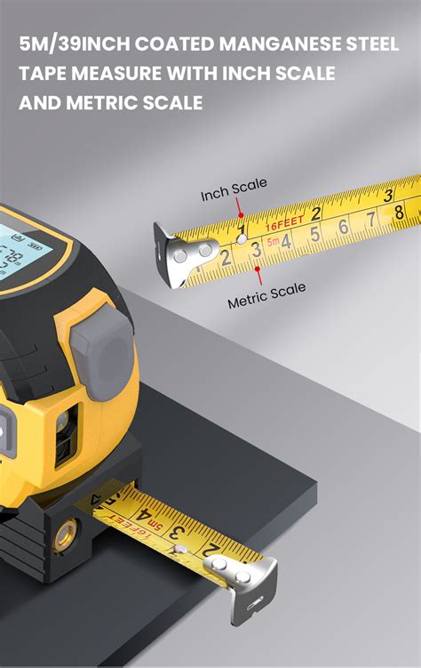 Digital Laser Tape Measure 5m Tape 40m 60m Laser Measure Tool With