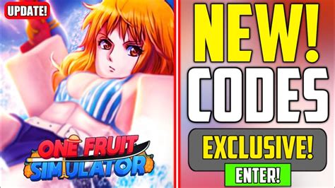 All New Working One Fruit Simulator Codes One Fruit