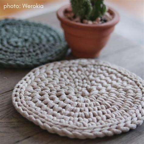 CROCHET PATTERN Daybreak Trivet Crochet Hot Pad Small Etsy Crochet Hot Pads Easy Crochet