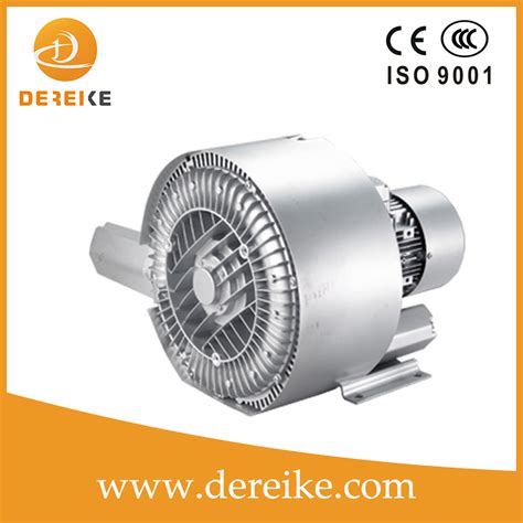 7 5kw Dereike Side Channel High Pressure Blower Dhb 820c 5D5 For Vacuum