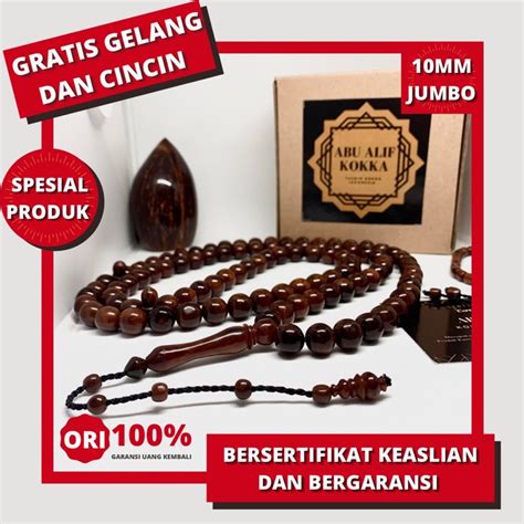 Jual Premium Quality Tasbih Kokka Mm Jumbo Tasbih Kaokah Asli