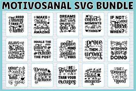 Motivational SVG Bundle Free Motivationa Graphic By Black SVG Club